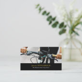 ハンドルバー、サイクリング、自転車 名刺 (スタンド正面)