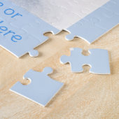 ハンドルーズ絵を描ウォーターカラーラベンダーフローラ ジグソーパズル (側面)