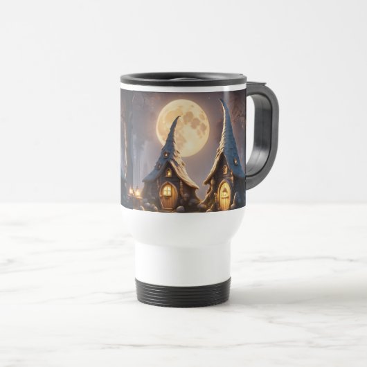 ハンドル付きタンブラー格言キャビン月光 トラベルマグ (正面右)
