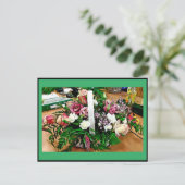 ハンドル付きバスケット ポストカード (スタンド正面)