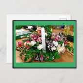 ハンドル付きバスケット ポストカード (正面/裏面)