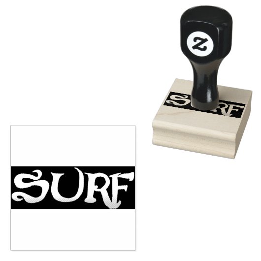 ハンドル付き大きなゴム印サーフ ラバースタンプ (押印)