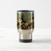 ハンドル付タンブラー、蓋、ストロー、ステンレス トラベルマグ (中央)