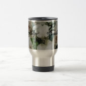 ハンドル付タンブラー、蓋、ストロー、ステンレス トラベルマグ (中央)