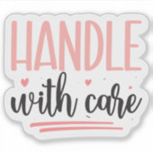 ハンドル付気にき シール (正面)