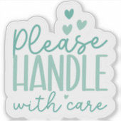 ハンドル付気にき シール (正面)