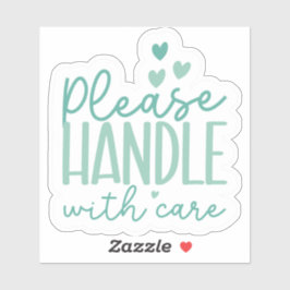 ハンドル付気にき シール