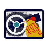 ハンドル付気にき マグネット (横)