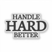 ハンドル懸命Better,Better,Better,引用文,おもしろいモチベーション，m シール (正面)