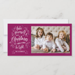 ハンドレタメリーー李氏クリスマス片面 シーズンカード