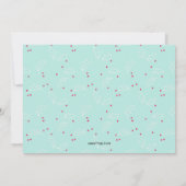 ハンドレタメリーーLi'lクリスマス1フォトホリデー シーズンカード (裏面)