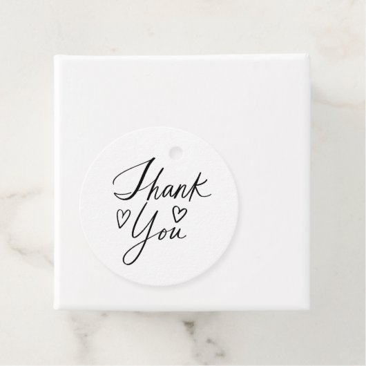 ハンドレタリングありがとうハート結婚ズ フェイバータグ (インサイチュ)