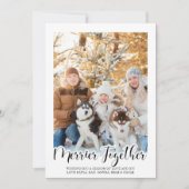 ハンドレタリング Merrier Together 縦型 写真入り (正面)