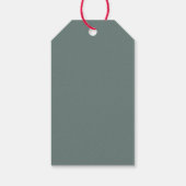 ハンドレタークリスマスフォトギフトラベル ギフトタグ (裏面)