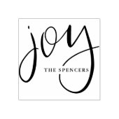 ハンドレタージョイ名前をカスタムする ラバースタンプ (インプリント)