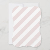 ハンドレタースクリプト甘い16トレンディー銅ピンク 招待状 (裏面)