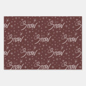 ハンドレタートトリオクリスマスラッピング紙 ラッピングペーパーシート (正面2)