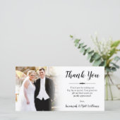 ハンドレタードサンキュー結婚の写真 サンキューカード (スタンド正面)