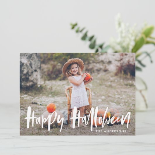 ハンドレターハロウィーン |ハロウィーンフォトカード シーズンカード (スタンド正面)
