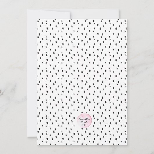 ハンドレターヘンズパーティの招待状 招待状 (裏面)