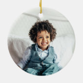 ハンドレターメリークリスマスカスタムの写真 セラミックオーナメント (裏面)