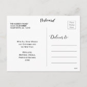 ハンドレターメリークリスマスフォトポストカード シーズンポストカード (裏面)