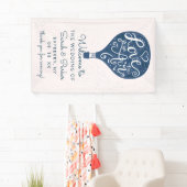 ハンドレター海軍ホットエアバルーン結婚の歓迎 横断幕 (インサイチュ)