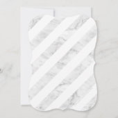 ハンドレタ型シンプル金ゴールドグリッター18招待状 招待状 (裏面)