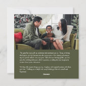 ハンドレットメリークリスマスハッピーニューイヤー写真 シーズンカード (裏面)