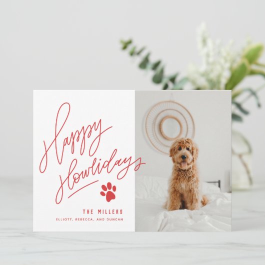 ハンドレットレッドハッピーハウリデイズポードッグ写真 シーズンカード (スタンド正面)