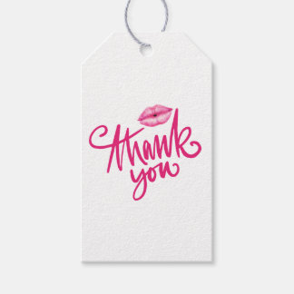 ハンドレット付き唇ありがとう ギフトタグ