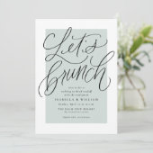 ハンドレット後にサゲの緑結婚をブランチしよう 招待状 (スタンド正面)