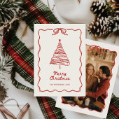 ハンドレッド図解入りの、写真付きのフェスティバル写真クリスマス シーズンカード