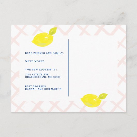 ハンドレモ絵を描ン動用案内はがき 案内ポストカード (裏面)