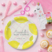 ハンドレモ色彩の鮮やかンピンクベビーシャワー ペーパープレート (パーティー)