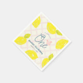 ハンドレ絵を描モンピークガール1st誕生日 スタンダードカクテルナプキン (角)