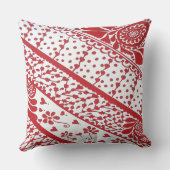 ハンドレ色彩の鮮やかッドヘナメーンディパターン クッション (裏面)