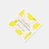 ハンドレ色彩の鮮やかモンピンクの赤ちゃんシャワーナプキン スタンダードカクテルナプキン (角)