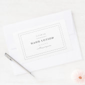 ハンドローションのラベルシール 長方形シール (封筒)