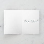 ハンド図解入りの、写真付きのホース&ライダー誕生日カード カード (内部)