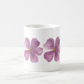 ハンド図解入りの、写真付きのワイルドフラワープリントマグ コーヒーマグカップ (中央)