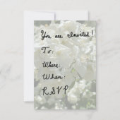 ハンド書RSVPカード 出欠カード (正面)