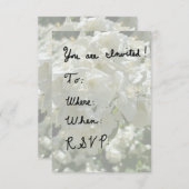 ハンド書RSVPカード 出欠カード (正面/裏面)