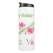 ハンド絵を描さくらんぼフラズグラニーニードルポイント タンブラー (回転右)