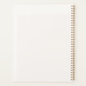 ハンド絵を描フローラ花瓶ウェディングプランナー プランナー手帳 (裏面)