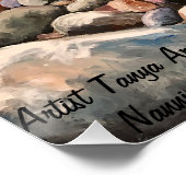 ハンド絵を描ブルースシーコースト ポスター (コーナー)