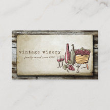 ハンド絵を描ヴィンテージヴィンヤードワイナリー