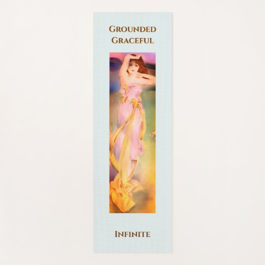 ハンド絵を描女神ヨガマット – スピリチュアルマット ヨガマット (正面)