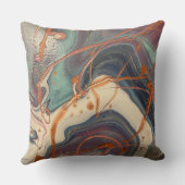 ハンド絵を描抽象芸術アート枕デザイン クッション (裏面)