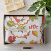 ハンド絵を描秋愛らしい女の子ティッシュペーパー 薄葉紙 (ギフト)